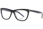 Saint Laurent SL517 001 Eyeglasses Women's Black Full Rim Square Shape 57MM New. Price: $199.95.