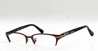 Coach Hc 5058 9199 Satin Dark Brown Havana Cat Eyeglass Frames 49-17-135 New. Price: $87.74.