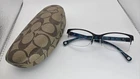 Coach HC5038 Montana 9077 Satin Black Designer Eyeglass Frames 50-17-135 Pre-owned. Price: $49.99.