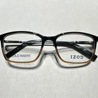 Izod 2118 Black Fade Full Rim Plastic Eyeglass Frames 53-16-145 New. Price: $60.04.