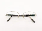 Ottoto Eyeglasses, Frames Only, 35-000659, 53-18-145, Metal, Silver/black Marble Pre-owned. Price: $34.99.