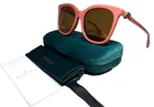 Gucci GG1071S 004 Dusty Pink Gold W/light Brown Lens Authentic Sunglasses 55-19 New. Price: $260.00.