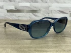 Coach Sunglasses HC8011BM Stacia 5028/4S Blue 57/15/135 Eyeglasses *frames Only* Pre-owned. Price: $23.87.