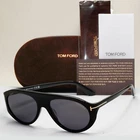 Tom Ford Sunglasses REX-02 Black Glossy Pilot Grey FT1001 Tf 01A 57MM New. Price: $265.19.