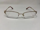 Salvatore Ferragamo Eyeglasses Italy Frame Sf 2132R 52-18-130 688 Gold GM11 Pre-owned. Price: $49.84.