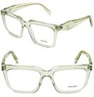 Prada Symbole PRA19V Crystal Green Triangle Logo Eyeglass Optical 54MM New. Price: $221.40.