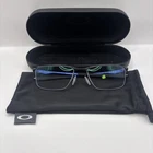 Oakley Socket 5.5 OX3218-0454 Satin Black Half Rim Men Eyeglasses 54-18-136 #621 New. Price: $76.49.