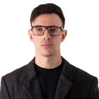 Gucci Demo Browline Men's Eyeglasses GG1504O 008 56 New. Price: $182.84.