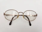Luxottica 2242 T342 Womens Eyeglasses Frames Gold Brown Amber Oval 53-18-135 Pre-owned. Price: $26.95.