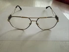 Versace 1287 1443 Aviator Eyeglasses Gold Black Metal Full Rim Designer Frames New. Price: $125.00.