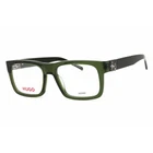 Hugo Men's Eyeglasses Green Plastic Square Frame Clear Demo Lens Hg 1257 01ED 00 New. Price: $40.27.