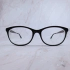 Anna Sui Womens Cat Eye Optical Glasses Black Silver Textured Temples 54-17-140 Pre-owned. Price: $31.49.