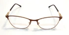 Olieye 02108 Eyeglasses Frame Only Brown Gold 53-17-140 Pre-owned. Price: $22.49.