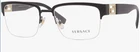 Versace Unisex Eyeglasses VE1272 Matte Black 54-19-140 New Authentic Original. Price: $175.00.