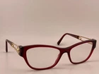 Versace Eyeglasses Frame Mod. 3288 388 Red Gold Burgundy 54-16-140 Made In Italy Pre-owned. Price: $48.87.