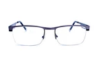 Harley Davidson Black Gray Rectangular Half Rim Eyeglasses Hd 468 Gun 54 18 145 Pre-owned. Price: $54.00.