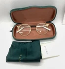 Gucci GG0238S 001 Gold Panto Clear Sunglasses Sonnenbrille Frames W41 Pre-owned. Price: $269.99.