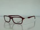 Ray Ban Rb 5284 5136 Square Red Eyeglasses Optical Frame 52-17-145 Pre-owned. Price: $59.99.