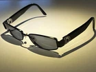 Vintage Christian Dior Eyeglass Frames CD3702 10G Solid Black Rectangle Italy Pre-owned. Price: $65.00.