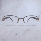 Tura R524 Lbr Gold Tortoise Semi Rimless Eyeglasses Crystal Detail 52-16-135 Pre-owned. Price: $35.99.