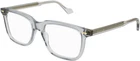 Gucci Gg 0737 O-016 Grey / Transparent Size 56 Eyeglasses New. Price: $268.77.