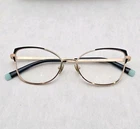 Tiffany & Co. TF1136 6007 53-16 140 Cat Rubedo Blue Black Eyeglasses + Case Pre-owned. Price: $125.95.