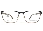 Perry Ellis Eyeglasses Frames PE408-1 Matte Dark Green Brown Square 55-16-140 New. Price: $29.99.