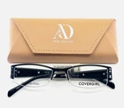 Cover Girl CG0394-1 001 Black White Womens Rectangle Eyeglasses 51-18-135 B:28 New. Price: $23.99.
