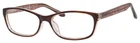 Enhance EN3875 Women's Plastic Eyeglasses 52-16-140 Brown With Soft Case New. Price: $24.95.