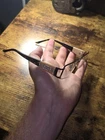 Versace 1163-B 1045 52MM Bronze Brown Eyeglasses Frames Only Italy Unisex Pre-owned. Price: $35.99.