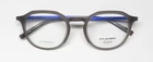 Oga Morel 10153O GB12 Gray Round Plastic Eyeglasses Frame 50-22-145 New. Price: $211.60.
