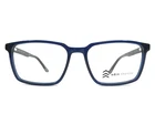 Adin Thomas Eyeglasses Frames AT-514 C3 Matte Navy Blue Gray Square 55-17-148 New. Price: $74.99.