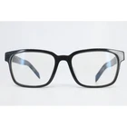 Prada Vpr 15W-F 1AB-1O1 Black Square Eyeglasses Frames Italy 53-17-145 Pre-owned. Price: $199.99.