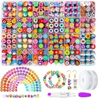 Joicee 480PCS Fruit Flower Polymer Clay Beads, 24 Style Cute Heart Small, Red New. Price: $18.99.