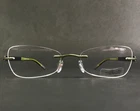 Silhouette Eyeglasses Frames 4265 40 6058 7779 Impressions Brown Green 49-17-135 New. Price: $219.99.