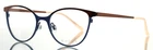 Nifties NI8539 9031 Blue Dark Matt Womens Petite Cat Eyeglasses 48-17-140 New. Price: $89.99.