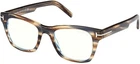 New Tom Ford Eyeglasses Soft Case FT5886B 045 Striped Havana (52-20-145). Price: $132.29.