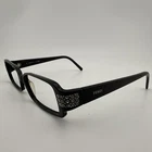 Fendi Eyeglasses F622R Italy Woman Black With Rhinestones 52-15-130 Frames Only Pre-owned. Price: $49.99.