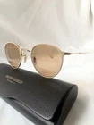 Oliver Peoples Dawson Whtg Sunglasses Round Gold White Brown Lenses Japan Pre-owned. Price: $380.00.