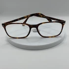 Persol Eyeglass Frames Brown Tortoise Rectangular Full Rim 55-18-145 3189-V Pre-owned. Price: $74.99.