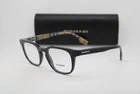 New Burberry 2335 3773 Black Brown Grey Red Print Authentic Eyeglasses 51-21. Price: $183.96.