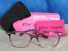New Women's Betsey Johnson Eyeglass Frame Mamacita Blue Plastic 52-17-140. Price: $79.95.