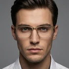 Hugo Boss 1467/F Aoz Designer Eyeglasses Mens Gold Rectangular Metal Frame New. Price: $188.35.
