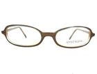 Anne Klein Eyeglasses Frames 8017 K5124 Clear Brown Blue Oval 50-18-135 New. Price: $54.37.