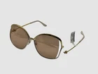 $1245 Authentic Cartier CT0225S 002 Women's Gold Square Sunglasses 60-16-140 Pre-owned. Price: $261.58.