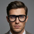 Tom Ford Glasses Frames Men Black Pilot Aviator Blue Light FT5756-B 001 53MM New. Price: $311.16.