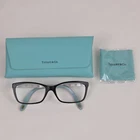 Tiffany & Co. TF2103-B 8055 Black Blue Eyeglass Frames 53-16-140 Italy Pre-owned. Price: $85.00.