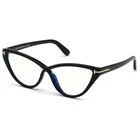 Tom Ford Women's Cat-eye Blue Block 56MM Eyeglasses Frames Black FT5729-B-001 New. Price: $139.99.