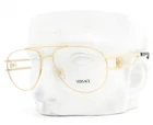 Versace Pilot Eyeglasses VE1269 1002 Glossy Gold Medusa Logo 57MM W/case New. Price: $165.00.