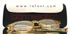 Jean Lafont Folio 380 Cheetah Print Womens Round Eyeglasses 49-19-145 B:41 New. Price: $229.99.